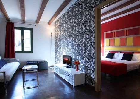 One-bedroom apartment (1/4 persons) Ciutat Vella Apartaments in Barcelona One-bedroom apartment (1/4 persons) Ciutat Vella Apartaments in Barcelona