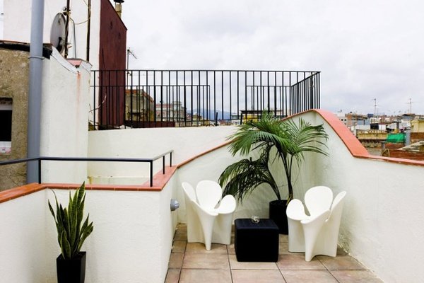 Solarium terrace ciutat vella apartaments barcelona Solarium terrace ciutat vella apartaments barcelona
