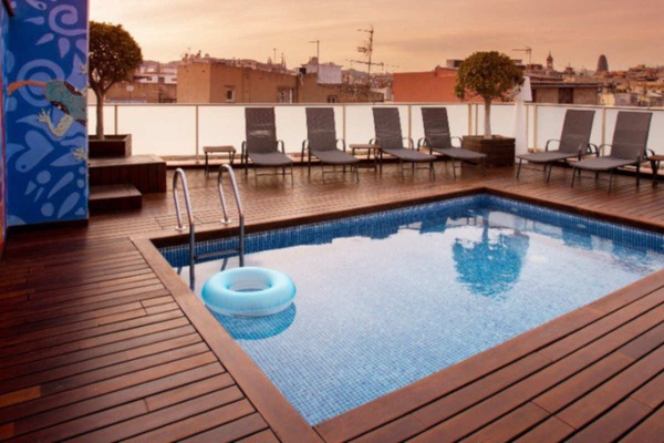 Outdoor swimming pool Ciutat Barcelona Hotel